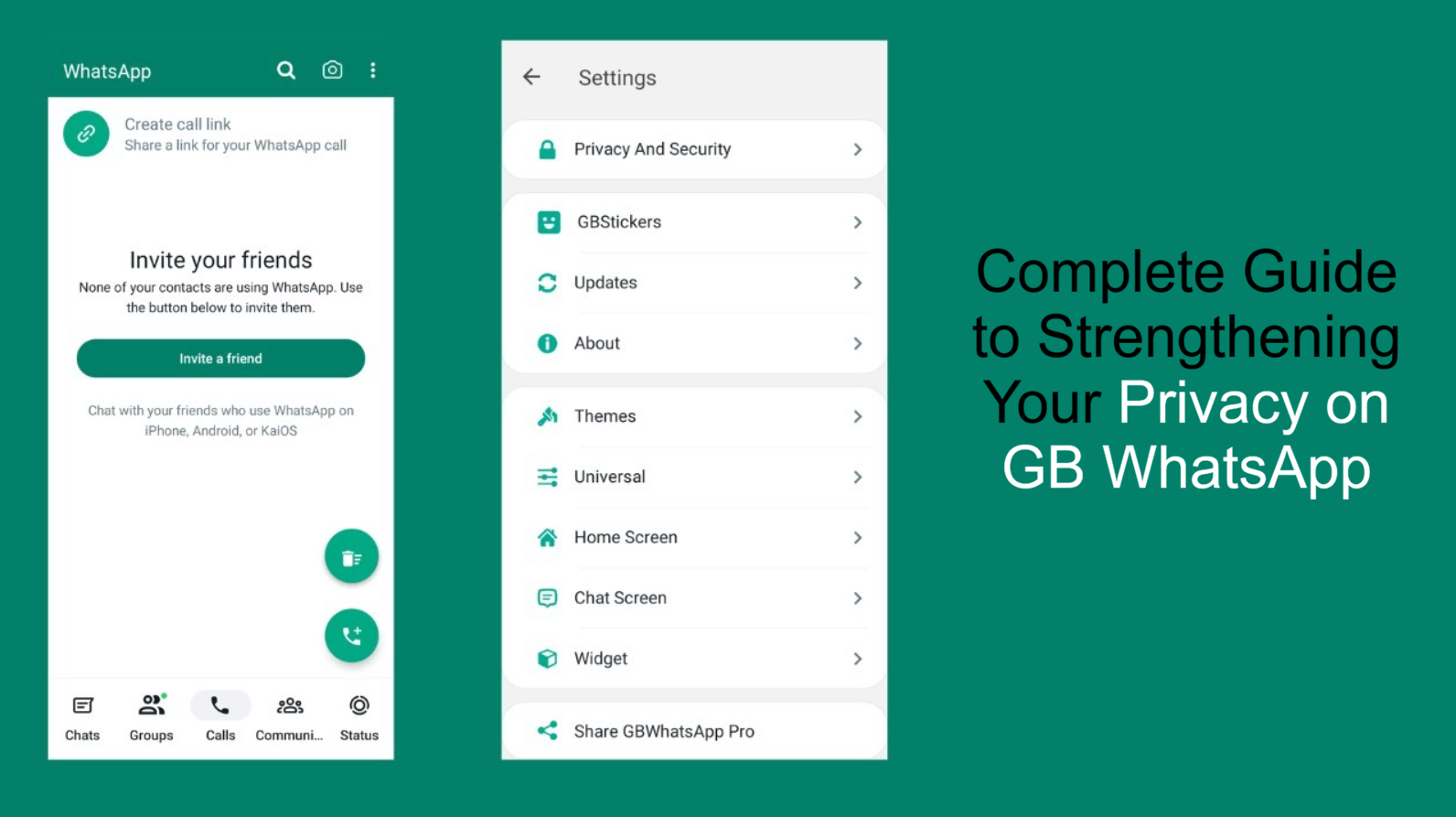 GB WhatsApp privacy
